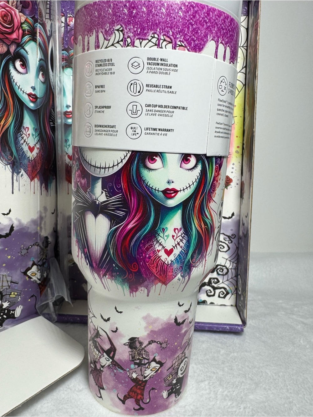 Tumbler sally and Jack 40oz
